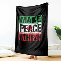 Make Peace With Iran Throw Blanket Peace Pacifist Stop War In Middle East