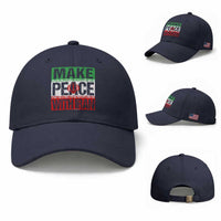 Make Peace With Iran Baseball Cap Peace Pacifist Stop War In Middle East