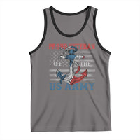 Proud Veteran Of The US Army Tank Top Vintage American Flag Anchor