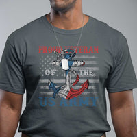 Proud Veteran Of The US Army T Shirt Vintage American Flag Anchor