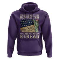 It Doesn't Need To Be Rewritten It Needs To Be Reread Hoodie We The People Vintage American Flag