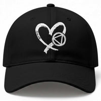 Sobriety Heart Sober Anniversary Alcoholic Abstinence Baseball Cap