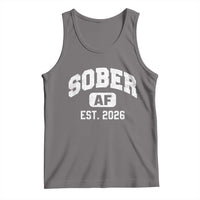 Sober AF 2026 AA Recovery Achiever Sobriety Anniversary Tank Top