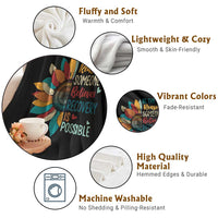 Sober Recover Throw Blanket Be The Reason Someone Believes Recovery Is Possible