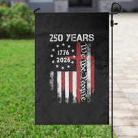 250 Years America Anniversary Christian USA Flag Garden Flag