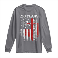 250 Years America Anniversary Christian USA Flag Long Sleeve Shirt
