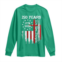 250 Years America Anniversary Christian USA Flag Long Sleeve Shirt