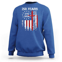 250 Years America Anniversary Christian USA Flag Sweatshirt