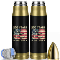 USA 250 Years 1776 2026 Patriotic Jets Trail American Flag Bullet Tumbler