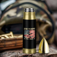 USA 250 Years 1776 2026 Patriotic Jets Trail American Flag Bullet Tumbler