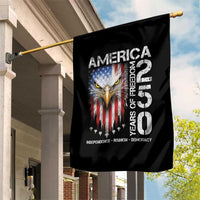 America 250 Years Of Freedom Garden Flag USA Anniversary Bald Eagle Patriotic Jets