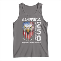 America 250 Years Of Freedom Tank Top USA Anniversary Bald Eagle Patriotic Jets