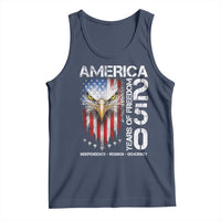 America 250 Years Of Freedom Tank Top USA Anniversary Bald Eagle Patriotic Jets
