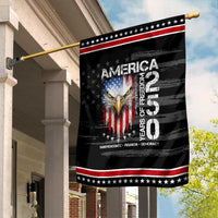 America 250 Years Of Freedom Patriotic Garden Flag USA Anniversary Bald Eagle Patriotic Jets