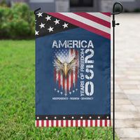 America 250 Years Of Freedom Patriotic Garden Flag USA Anniversary Bald Eagle Patriotic Jets