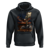 Soar On Wings Like Eagles Christian Hoodie Isaiah 40:31 Bible Verse Faith Motorcycle