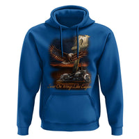 Soar On Wings Like Eagles Christian Hoodie Isaiah 40:31 Bible Verse Faith Motorcycle