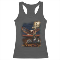Soar On Wings Like Eagles Christian Racerback Tank Top Isaiah 40:31 Bible Verse Faith Motorcycle