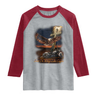 Soar On Wings Like Eagles Christian Raglan Shirt Isaiah 40:31 Bible Verse Faith Motorcycle