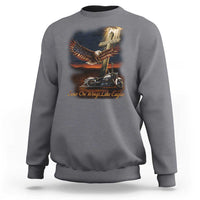 Soar On Wings Like Eagles Christian Sweatshirt Isaiah 40:31 Bible Verse Faith Motorcycle
