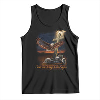 Soar On Wings Like Eagles Christian Tank Top Isaiah 40:31 Bible Verse Faith Motorcycle
