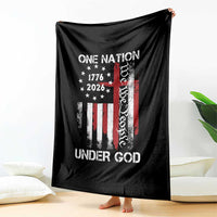 One Nation Under God 250 Years Throw Blanket 250th Anniversary USA