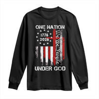 One Nation Under God 250 Years Long Sleeve Shirt 250th Anniversary USA