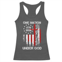 One Nation Under God 250 Years Racerback Tank Top 250th Anniversary USA