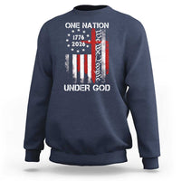 One Nation Under God 250 Years Sweatshirt 250th Anniversary USA