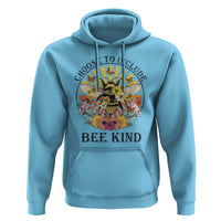 Autism Awareness Hoodie Choose To Include Bee Kind Retro Vintage Flower Bee - Wonder Print Shop
