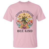 Autism Awareness T Shirt Choose To Include Bee Kind Retro Vintage Flower Bee - Wonder Print Shop