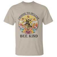 Autism Awareness T Shirt Choose To Include Bee Kind Retro Vintage Flower Bee - Wonder Print Shop