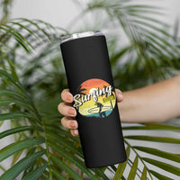 Surfing Lover Skinny Tumbler Surfing Vibes Retro Vintage Summer Vacation - Wonder Print Shop