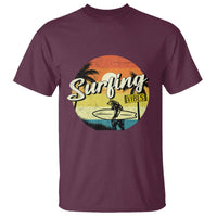 Surfing Lover T Shirt Surfing Vibes Retro Vintage Summer Vacation - Wonder Print Shop