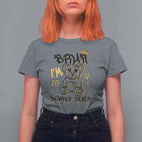 10th Birthday T Shirt For Women Bruh I'm Double Digits 10 Years Old Kid - Wonder Print Shop