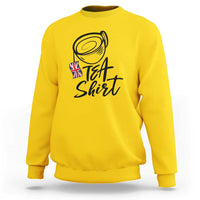 Funny British Tea Sweatshirt Quote UK Flag - Wonder Print Shop