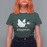 Funny Goose T Shirt For Women Cute Silly Goose Meme Aesthetic Trendy - Wonder Print Shop