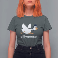 Funny Goose T Shirt For Women Cute Silly Goose Meme Aesthetic Trendy - Wonder Print Shop