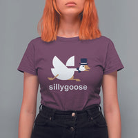 Funny Goose T Shirt For Women Cute Silly Goose Meme Aesthetic Trendy - Wonder Print Shop