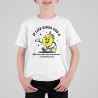 Lemonade Stand Boss T Shirt For Kid If Life Gives You A Lemon Chill Out Relax Have An Open Mind And Sell Lemonade - Wonder Print Shop