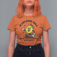 Lemonade Stand Boss T Shirt For Women If Life Gives You A Lemon Chill Out Relax Have An Open Mind And Sell Lemonade - Wonder Print Shop