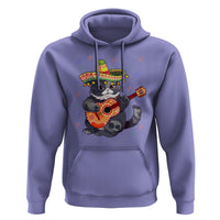 Cinco De Mayo Cat Hoodie Playing Huichoi Cute Sombrero Hat - Wonder Print Shop