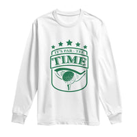 Funny Golf Lover Long Sleeve Shirt Let's Par - Tee Golfing Pun - Wonder Print Shop