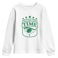 Funny Golf Lover Youth Sweatshirt Let's Par - Tee Golfing Pun - Wonder Print Shop