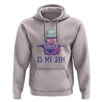 Alzheimer Is My Jam Hoodie Awareness Support Funny Saying Quotes Grape Jar - Wonder Print Shop