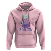 Alzheimer Is My Jam Hoodie Awareness Support Funny Saying Quotes Grape Jar - Wonder Print Shop