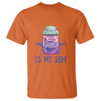 Alzheimer Is My Jam T Shirt Awareness Support Funny Saying Quotes Grape Jar - Wonder Print Shop