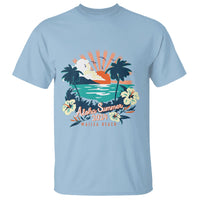 Summer Beach T Shirt Vintage Aloha Summer 2024 Wailea Hibiscus Flower - Wonder Print Shop