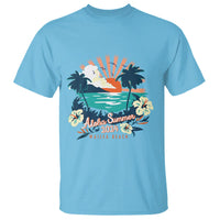 Summer Beach T Shirt Vintage Aloha Summer 2024 Wailea Hibiscus Flower - Wonder Print Shop