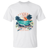 Summer Beach T Shirt Vintage Aloha Summer 2024 Wailea Hibiscus Flower - Wonder Print Shop